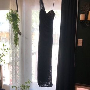 Blue formal maxi dress